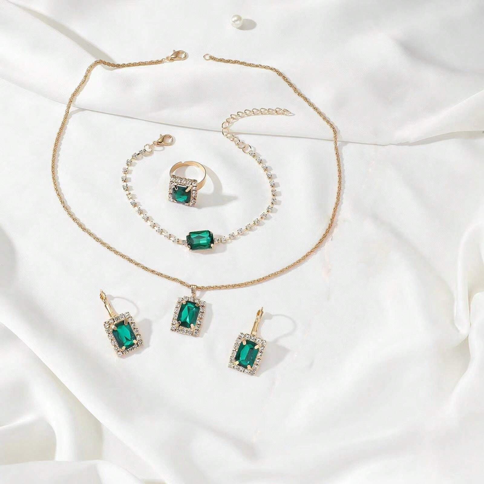 5pcs set gift set ladies watch