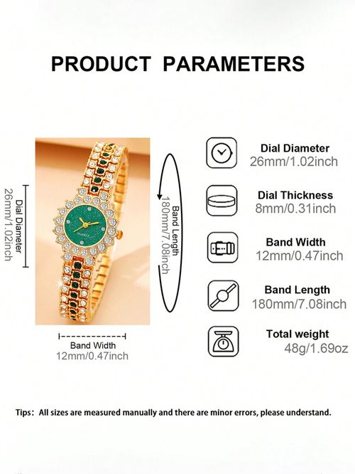 5pcs set gift set ladies watch