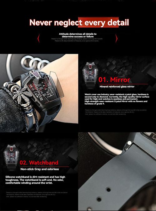 🏎️ Speed and Passion Racing Watch
