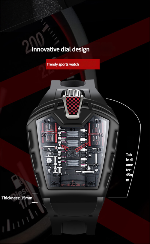 🏎️ Speed and Passion Racing Watch