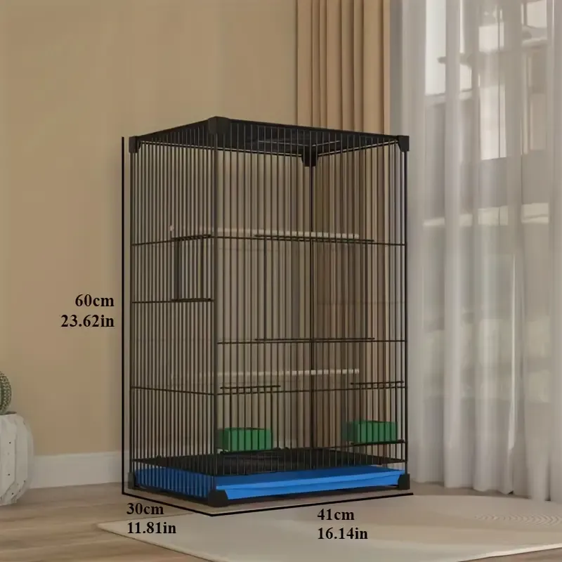 35 Iron alloy birdcage rack