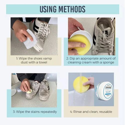 3 White Shoe Cleaning Cream🔥