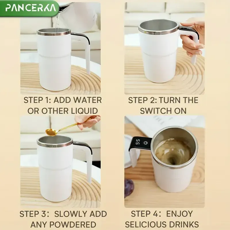 32 Automatic stirring cup