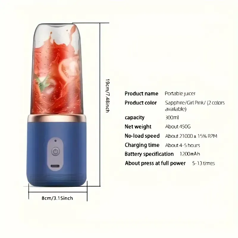 39 Portable double cup juicer