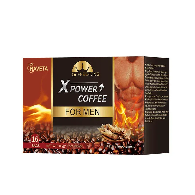 80  Men's Energy Black Coffee Ginseng Oyster Nourishing Instant Black Coffee