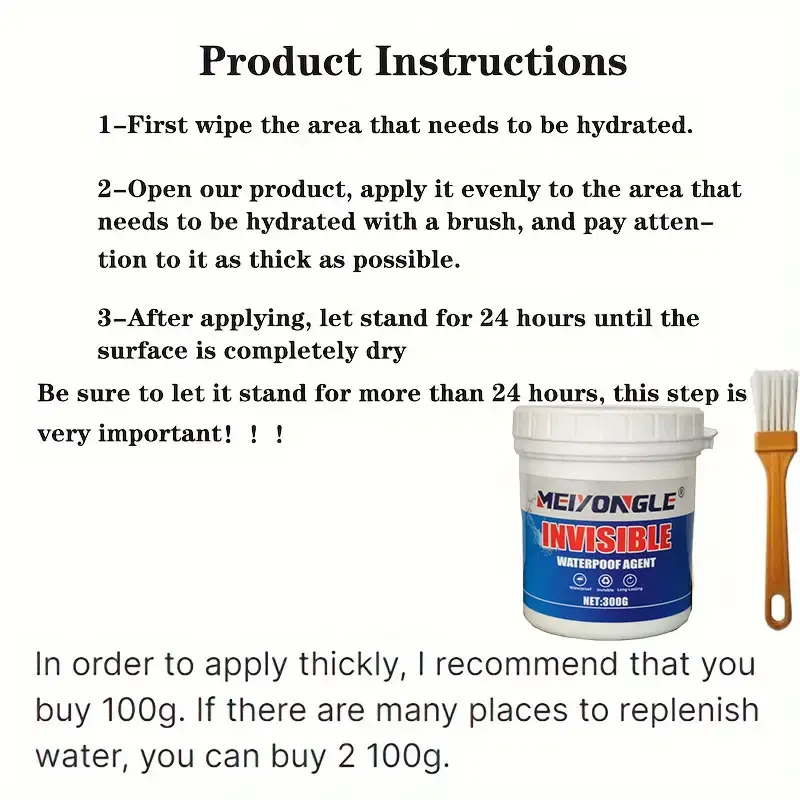 52 Super strong adhesive invisible waterproof sealant