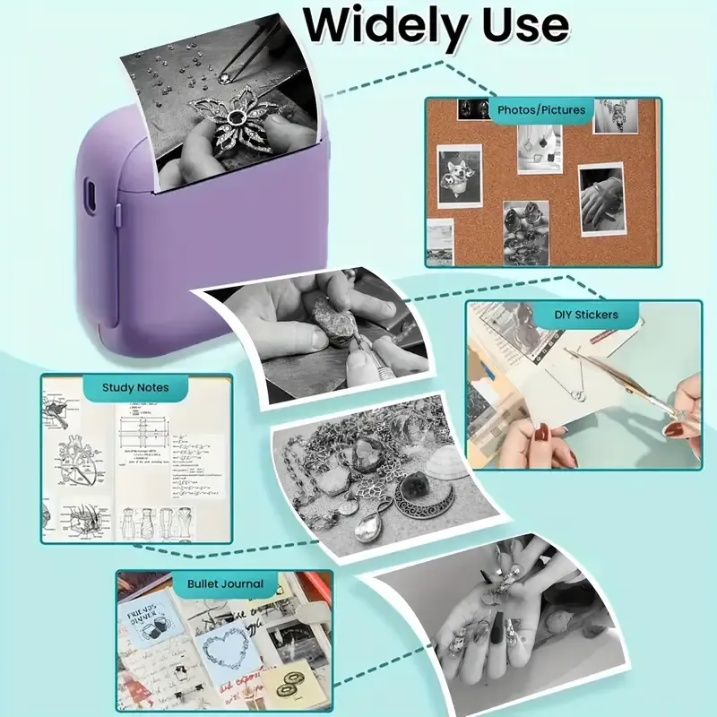 76 Bluetooth Wireless Photo Printer