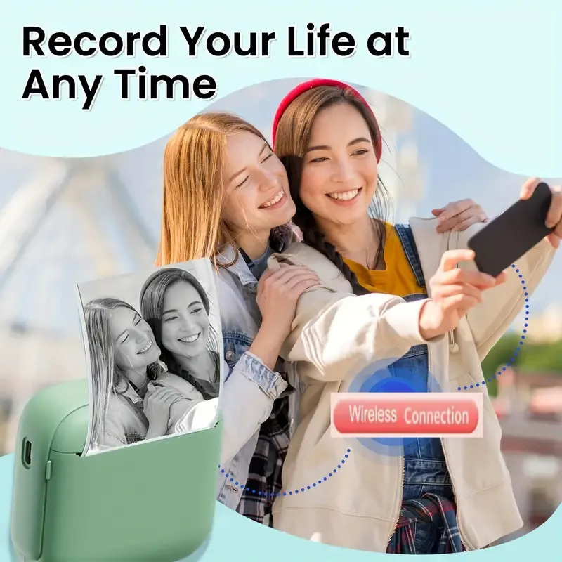 76 Bluetooth Wireless Photo Printer