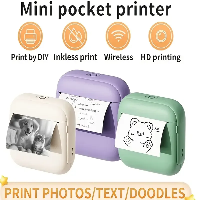 76 Bluetooth Wireless Photo Printer