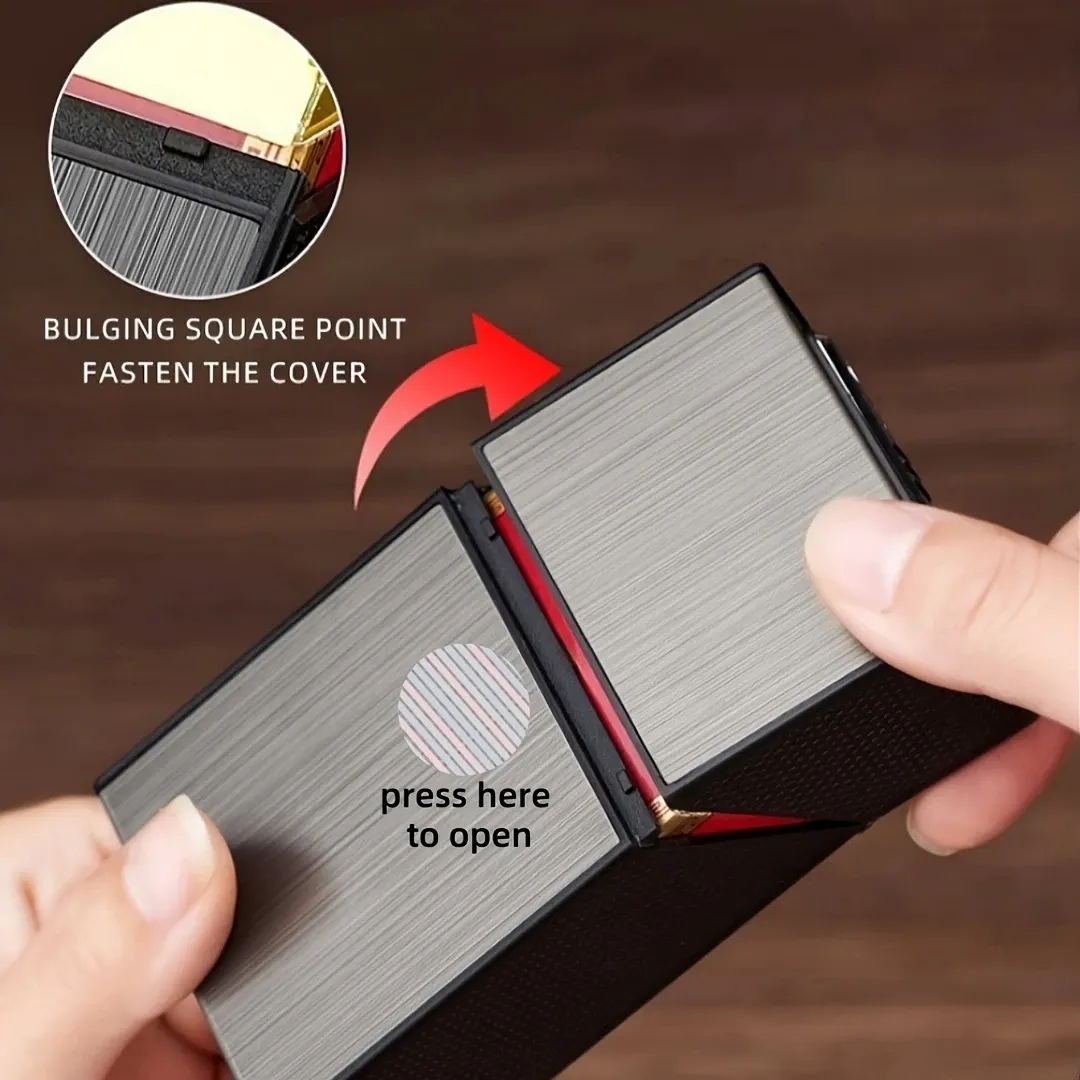 Rechargeable lighter cigarette case