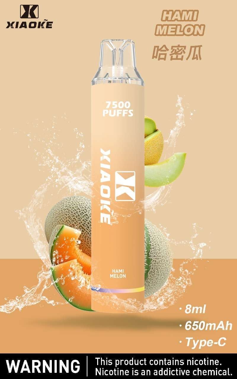 XIAOKE拋棄式電子煙 發光款輕巧便攜穩定輸出 輕量設備推薦