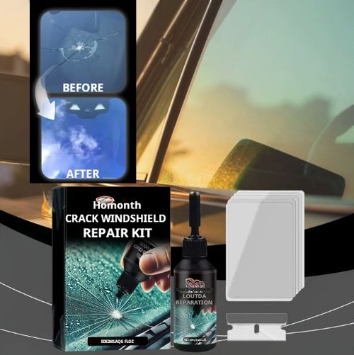 Tiny crack ruining your view? Our Glass Repair Kit fixes it in 20 minutes!