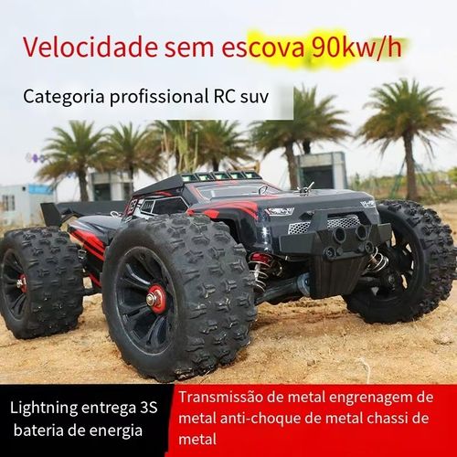 Motor sem escova controle remoto quad drive racing toys- recarregável, alta velocidade off-road, drift