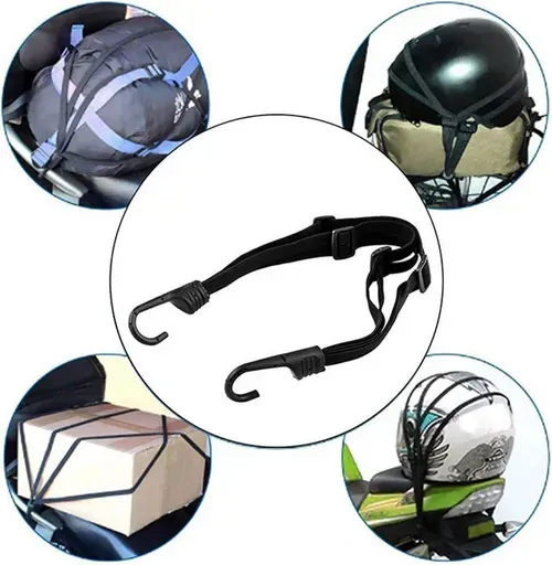 Keep Your Gear Secure on Rides – Motorcycle & E-Bike Elastic Straps!