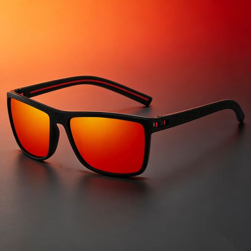 Trendy Red Film TAC Sunglasses Individually Sealed Upgrade Your Look With TAC Red Coated Sunglasses