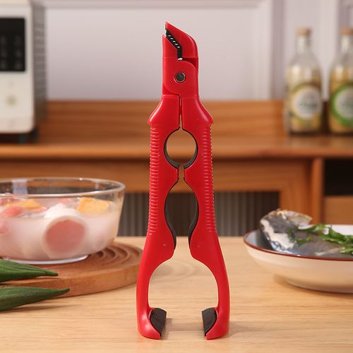 3-in-1 Red Heat Resistant Bowl Clip, Non-slip Premium Quality