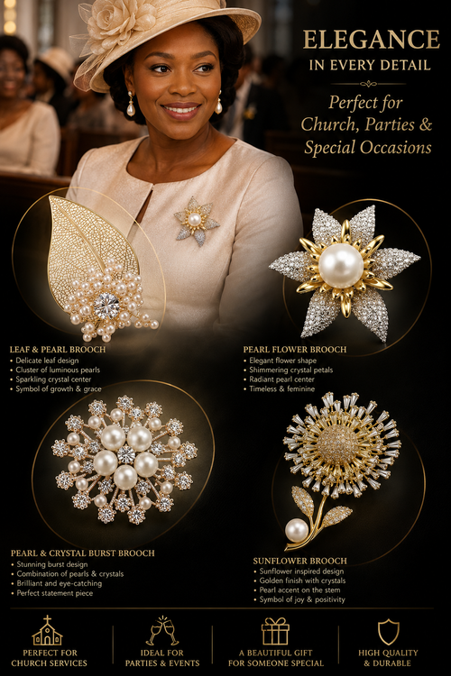 Pearl and diamond brooch
