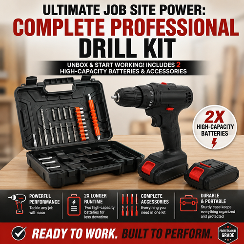 Multi-functional and powerful drill