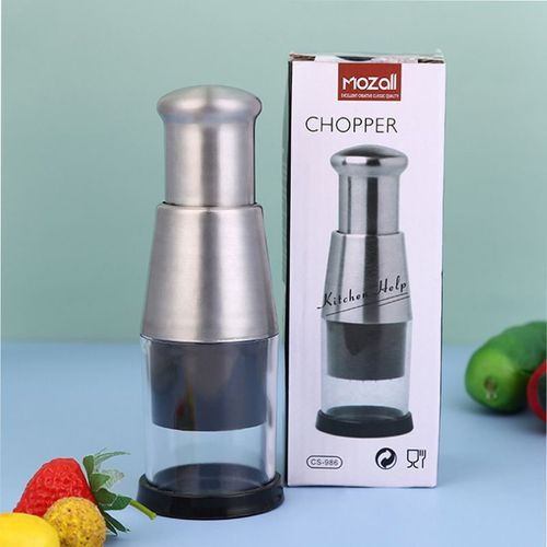 Popular Garlic Press – 304 Stainless Steel, Easy to Mince Garlic (Kitchen Tool)