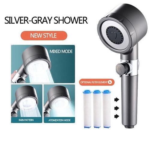 Hot - selling Multifunctional Shower Head, Three - level Adjustment, Water Pressure Controllable, Anion Filtration, Powerful Pressure Boosting, Enhanced ABS Material, Durable
