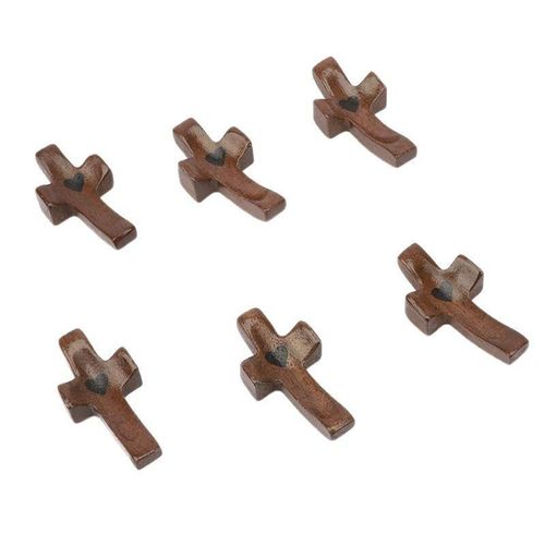 Hot Sale Mini Wooden Cross - Black Walnut Material, Authentic & Exquisite Workmanship