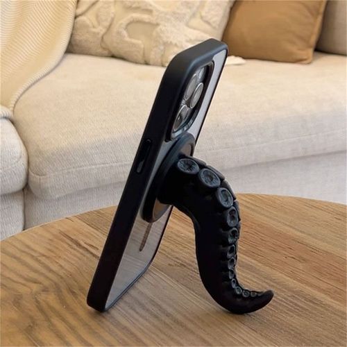 Creative Octopus Claw Magnetic Phone Stand - Cute and Fun, Multifunctional, Can Be Used as Phone Stand or Hook, Made of PLA Eco-Friendly Material, Colors Shipped Randomly