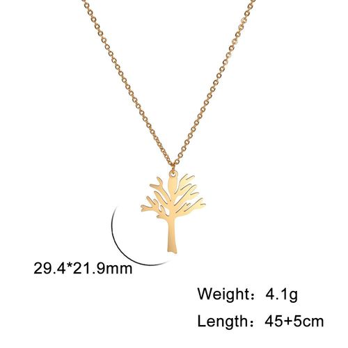 Bestselling Exquisite Tree of Life Pendant with Snake Chain - Titanium Steel, Stylish & Versatile
