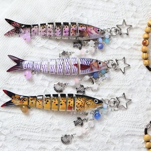 Bestselling Fish Accessories – Keychain, Backpack Pendant, Creative Ornament (7 Styles, Random Delivery)