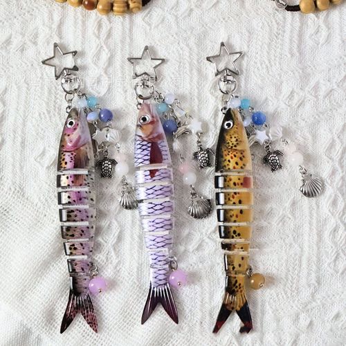 Bestselling Fish Accessories – Keychain, Backpack Pendant, Creative Ornament (7 Styles, Random Delivery)
