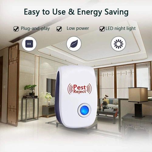 Hot Sale! Household Smart Ultrasonic Pest Repeller – Repels Mosquitoes & Rats, Long-Lasting & Noiseless, Buy One Get One Free