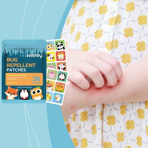 Hot Sale! Outdoor Kids' Mosquito Repellent Patches - Plant-Based, Fresh Scent, Water & Sweat Resistant, Gentle Herbal Formula | Buy One Get One Free