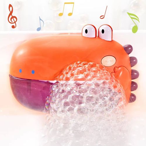 Bubble Machine Baby Bath Toys Automatic Bubble Maker for Toddlers Both Music Silence Mode Fun Bathtub Water Play Birthday Gift