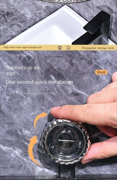 Modern Plastic New Suction Cup Triangle Storage Rack Punch-Free Wall-Mounted Bathroom Toilet Washstand Corner Storage Rack