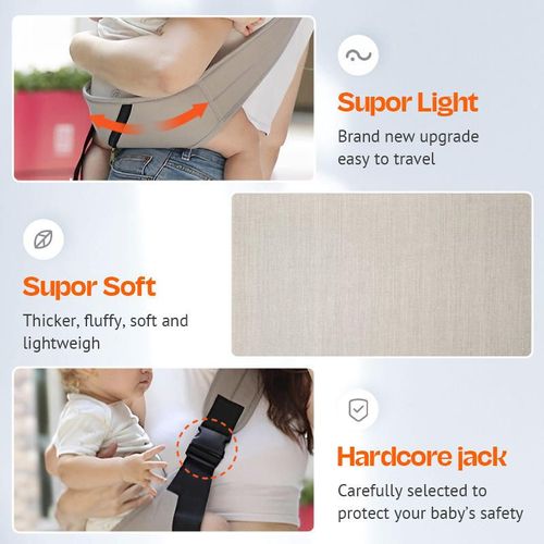 New Baby Carriers Front and Back Baby Carrier Shoulder Wrap Belts for Baby Sleeping Bag Outdoor Travel Walking Shopping Use