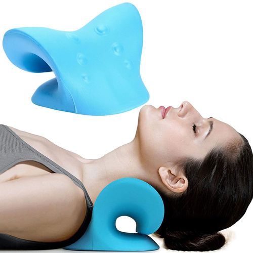 Hot selling c-shaped massage pillow massage cervical pillow spine correction cervical pillow acupressure traction pillow cervical massager c-shaped pillow