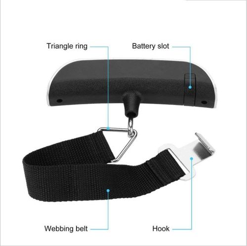 50Kg Portable Electronic Travel Digital Luggage Scale, Mini Hanging Customize Hand Scale