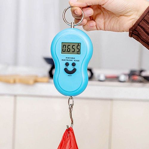 Best-selling travel essential luggage scale, commonly used portable scale for home use, 50 kg electronic portable scale with hook.