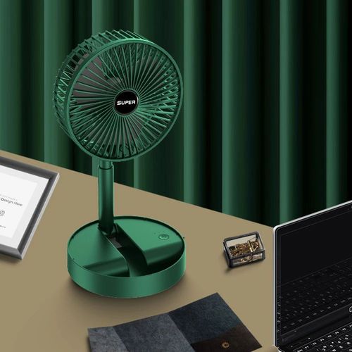 2025 Best Selling Rechargeable Adjustable Desktop Fan Portable Air Conditioner Foldable Fan for Home Office Desk Floor Fan