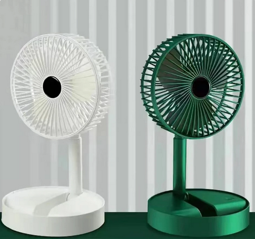 2025 Best Selling Rechargeable Adjustable Desktop Fan Portable Air Conditioner Foldable Fan for Home Office Desk Floor Fan