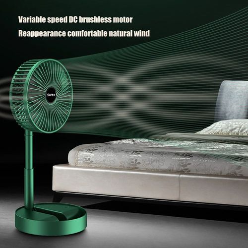 2025 Best Selling Rechargeable Adjustable Desktop Fan Portable Air Conditioner Foldable Fan for Home Office Desk Floor Fan