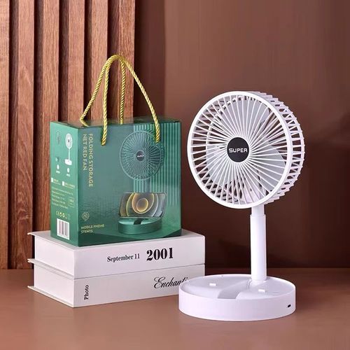 2025 Best Selling Rechargeable Adjustable Desktop Fan Portable Air Conditioner Foldable Fan for Home Office Desk Floor Fan