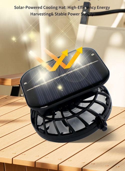 Hot Selling Summer Outdoor Wide Brim Solar Fan Sun Hat for Men and Women - Hiking Sun Protection with USB Charging and Dual Solar Cooling Fan