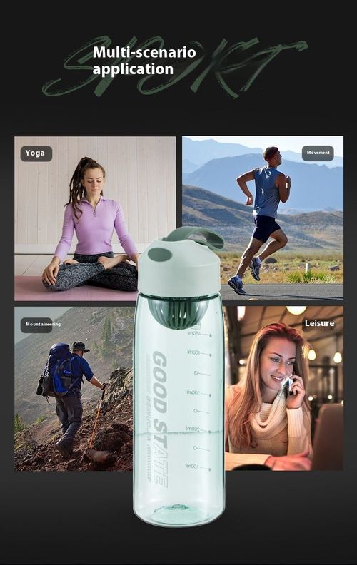 Hot sale simple large capacity plastic water bottle high value fitness cup portable carrying rope summer sports students adult camping