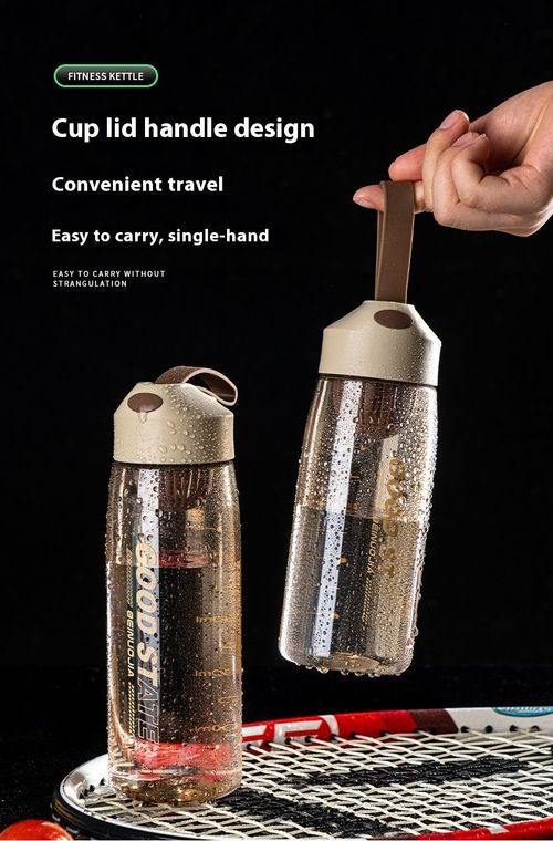 Hot sale simple large capacity plastic water bottle high value fitness cup portable carrying rope summer sports students adult camping