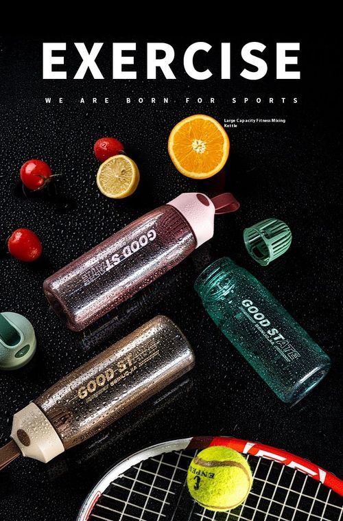 Hot sale simple large capacity plastic water bottle high value fitness cup portable carrying rope summer sports students adult camping