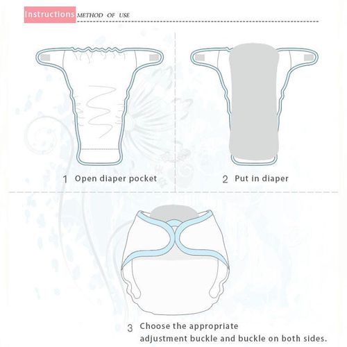 Hot sale 0-3 years old baby diaper pants washable anti-leakage cloth diaper diaper baby training waterproof breathable children