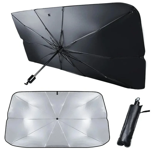 Hot selling car sunshade car umbrella block UV and heat visor protector foldable reflective umbrella