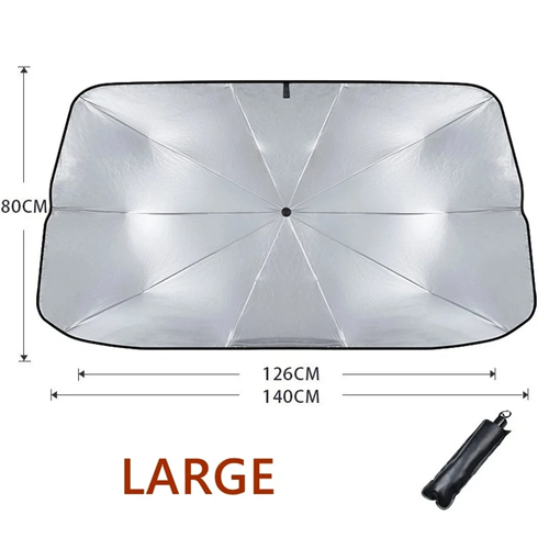 Hot selling car sunshade car umbrella block UV and heat visor protector foldable reflective umbrella