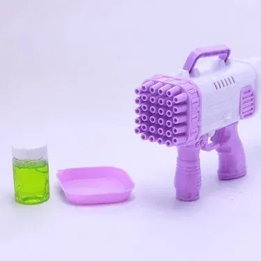 32-hole bazooka bubble machine handheld children's electric bubble blowing gun
