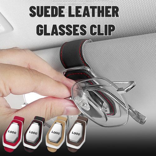 🎄Valentine's Day Deals-40% OFF🎄Suede Leather Glasses Clip